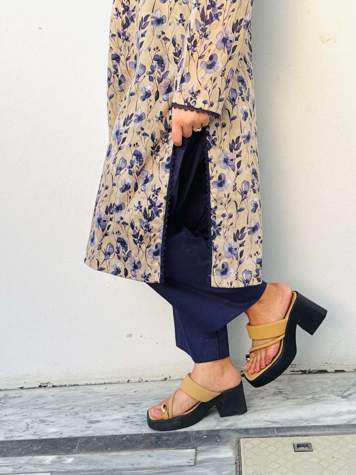Daily casual wear dress 2 piece stitched