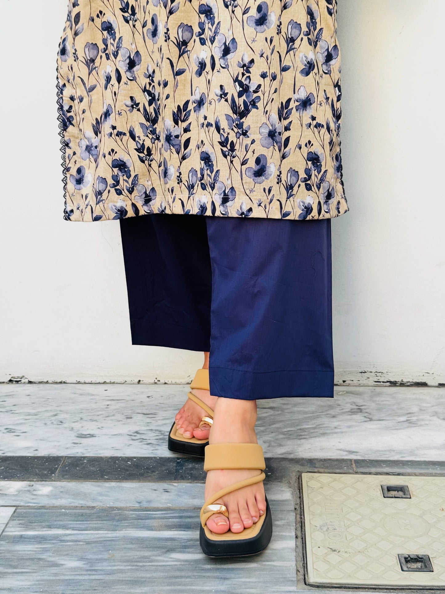 Daily casual wear dress 2 piece stitched