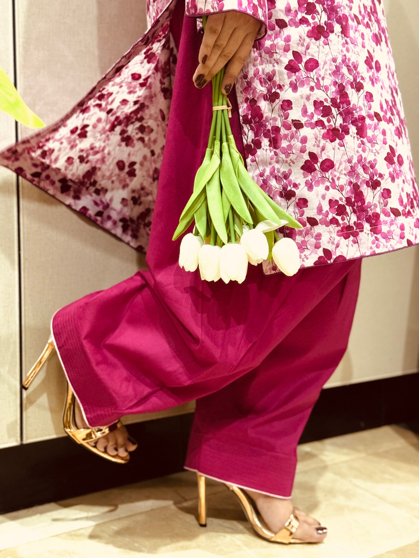Farshi Shalwar Dress - Traditional Elegance