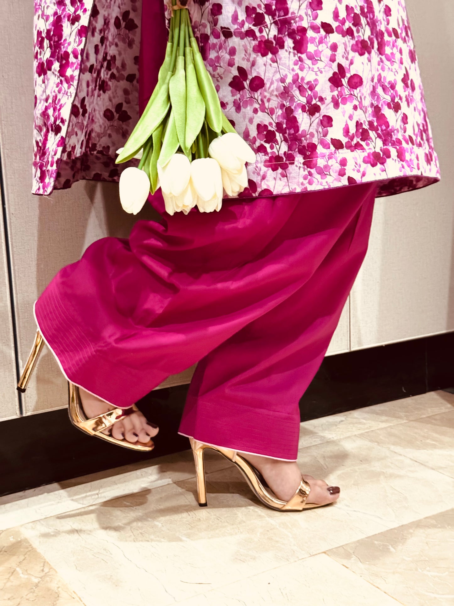 Farshi Shalwar Dress - Traditional Elegance